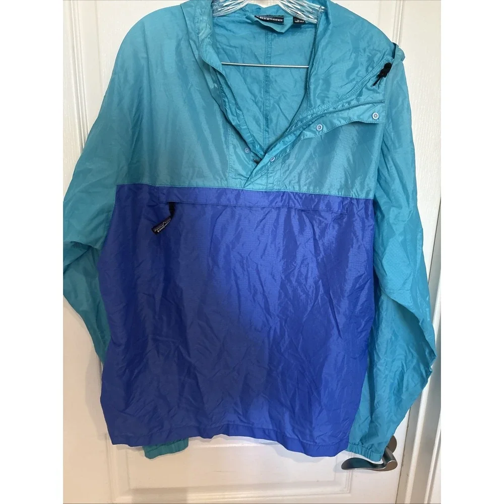 Vintage Patagonia Large Men's Jacket Hooded 90s Y2K Made In Hong Kong